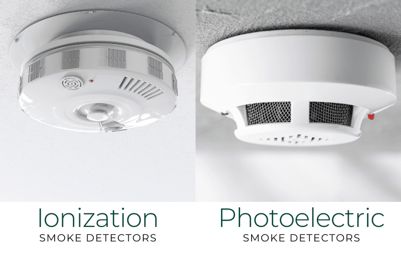 ionization vs photoelectric smoke detectors