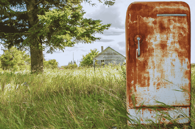 old refrigerator