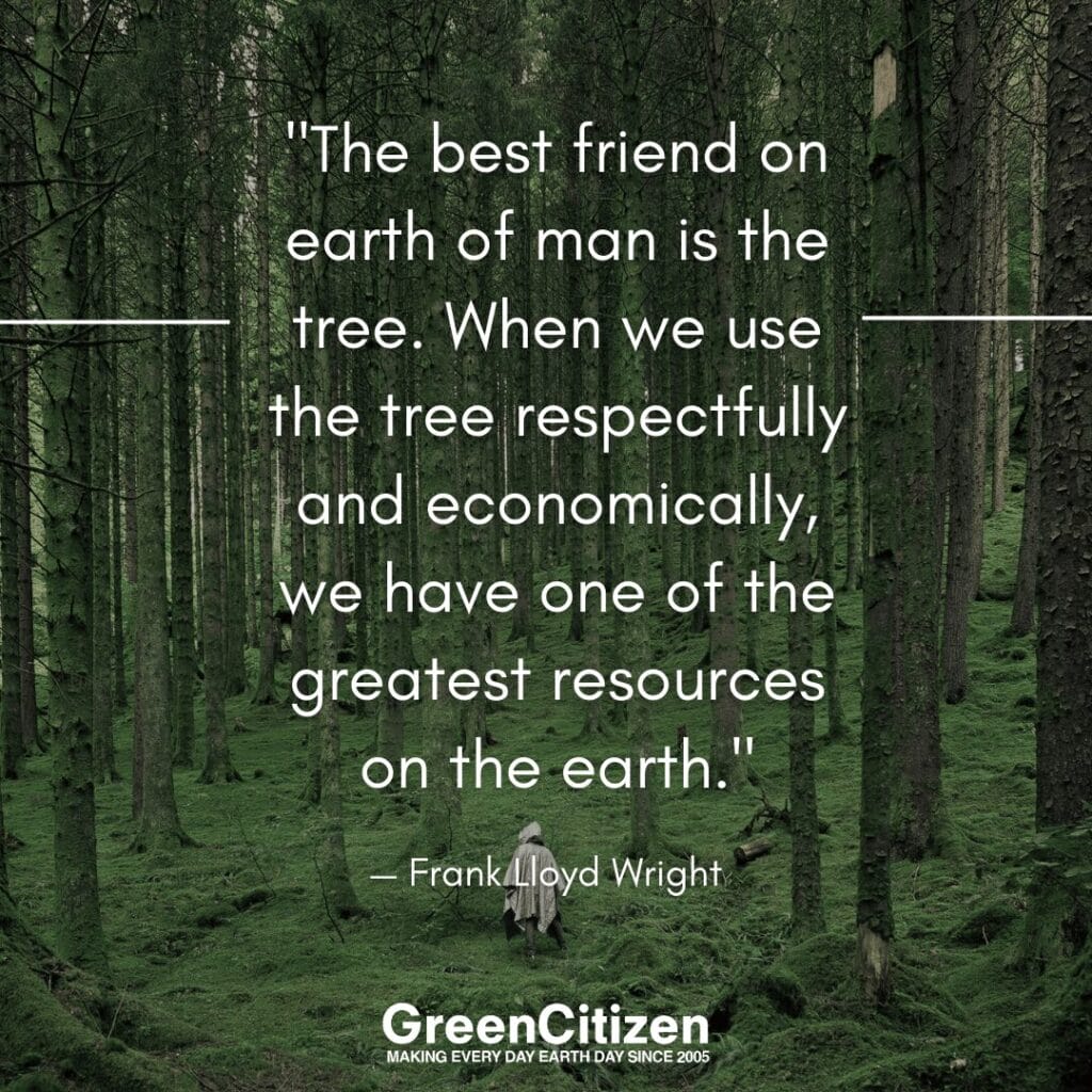 Earth day quotes - Frank Lloyd Wright