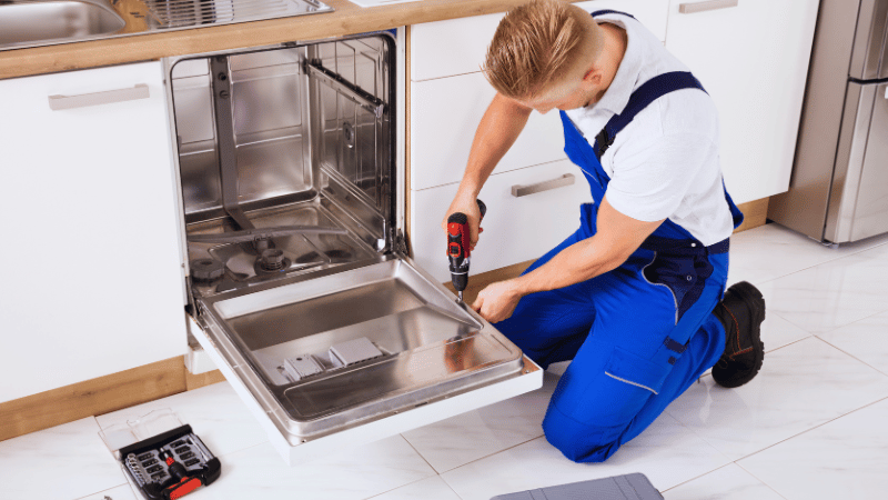 dispose of old dishwasher