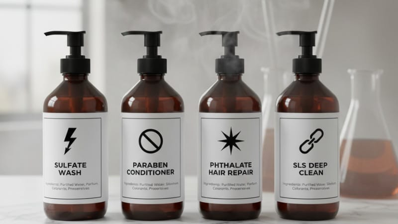 harmful chemicals in shampoo