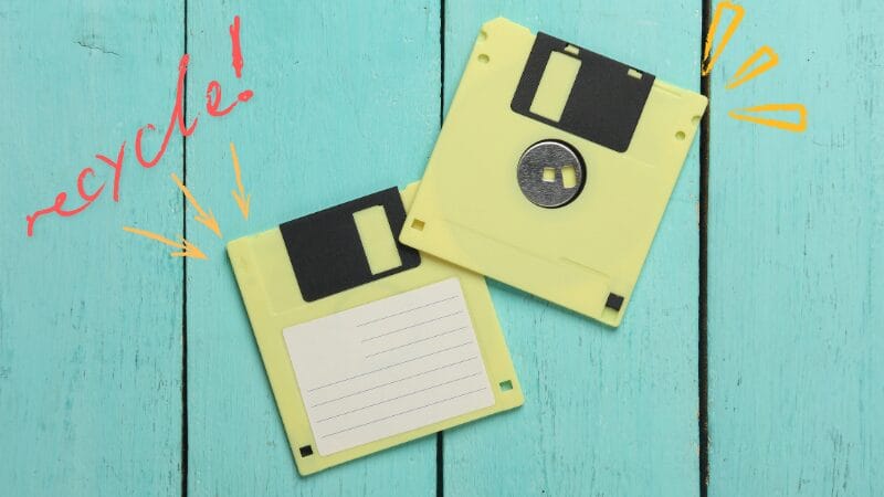 Recycle Floppy Disks