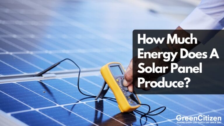 How Much Energy Does A Solar Panel Produce